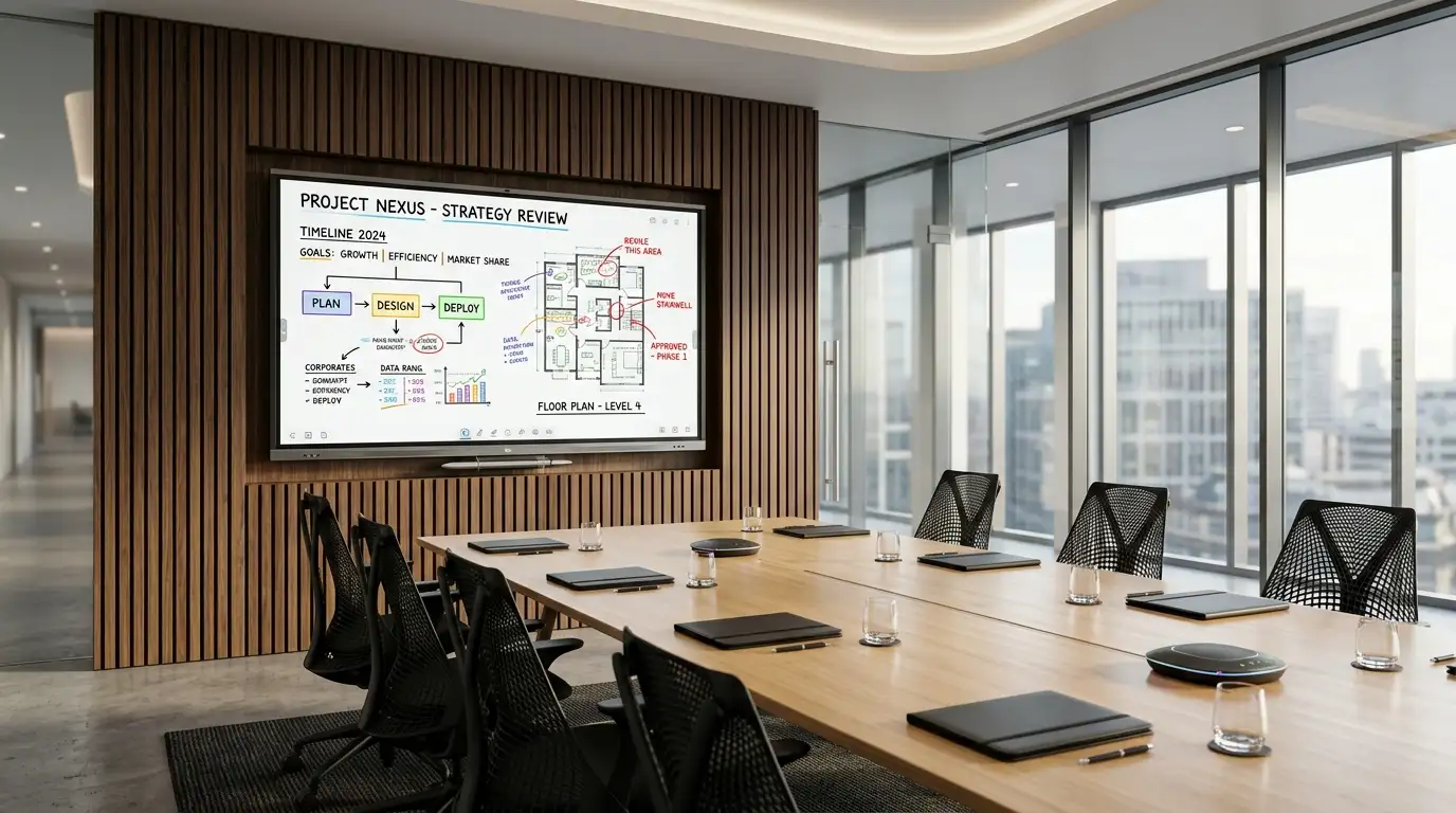 Cara Kerja Fitur Anotasi Real-Time pada Smart Board