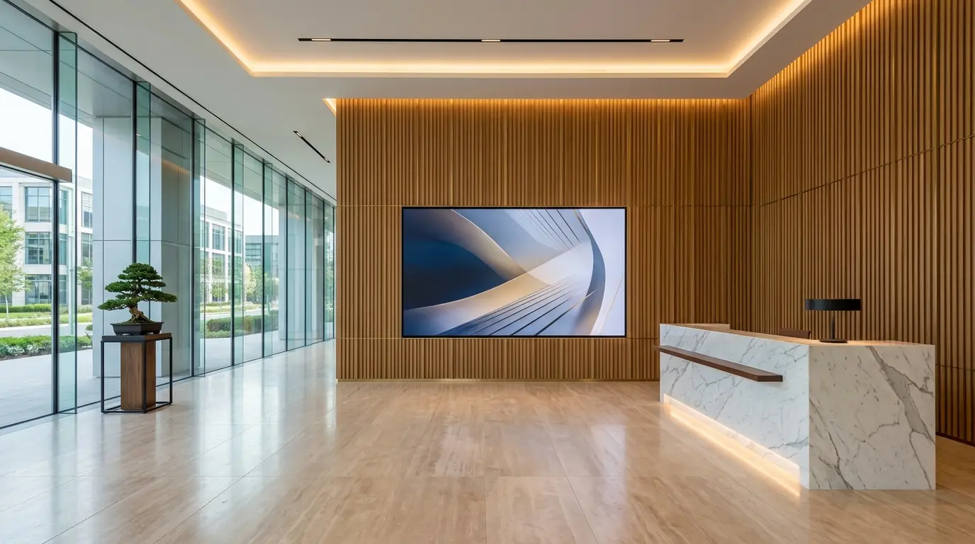 Pertimbangan Estetika Pemasangan Videotron di Area Lobby Kantor